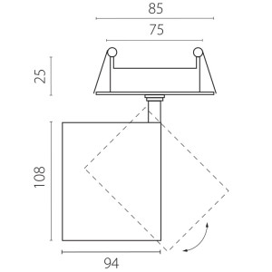 Спот Alta Base A5437RS