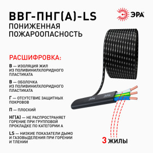 Кабель  ВП3-1,5LS-20