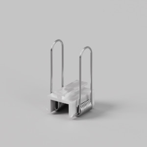 Комплект креплений Встраиваемый с накладным фланцем профиль 642055