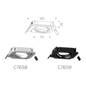 Основание для встраиваемого светильника C C7659